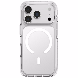 Uniq Combat Magclick Charging dėklas iPhone 18 Pro / 17 Pro – baltas