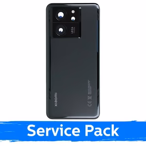 Back Cover Compatible With Xiaomi 13T Pro / Black / (Service Pack)