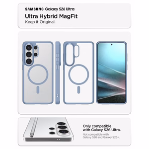 SPIGEN ULTRA HYBRID MAG MAGSAFE GALAXY S26 ULTRA šviesiai mėlynas