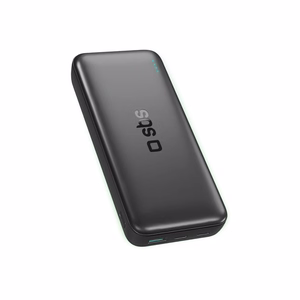 SBS Infinity išorinė baterija 20000mAh 10W LiFePo₄ USB-A USB-C - juoda