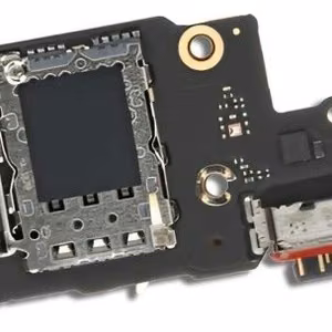 Flex Xiaomi Poco F6 with charging connector and microphone, SIM card contact original (service pack)