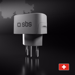 Adapteris iš CH sieninio kištuko į universalų kištuką