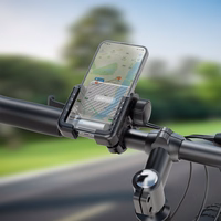 Telefono laikiklis dviračiui Acefast D58 juodas