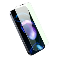 Baseus viso ekrano apsauginis stiklas iPhone 14 Pro su mėlynos šviesos filtru ir 0.3mm garsiakalbio apsauga + montavimo rėmelis