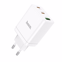 Įkroviklis Hoco 2 x USB C + USB A QC3.0 PD 3A 35W N33 baltas