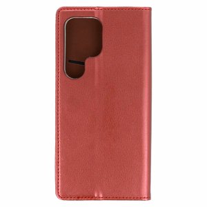 Išmanus magnetinis dėklas Xiaomi Redmi Note 12 5G/Poco X5 - bordo