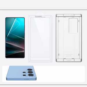 Spigen Elite Shield EZ FIT Hibridinis stiklas Samsung Galaxy S25 Ultra - skaidrus