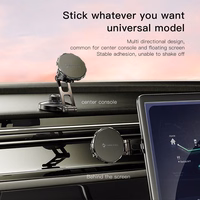 FORCELL F-GRIP IronSecure magnetinis automobilio laikiklis priekinio stiklo / prietaisų skydelio juodas