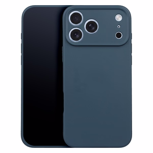 Silicon Box dėklas for iPhone 17 Pro Max 6,9" tamsiai mėlynas
