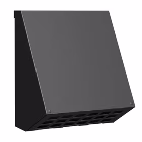 Metalinės grotelės ventiliatoriaus apsaugai nuo lietaus