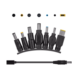 Kruger&Matz universalus maitinimo adapteris su Power Delivery ir 7 antgaliais, 45 W