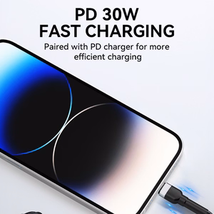 Wozinsky WNBCL1 кабель Lightning USB-C PD 30W 1м - чёрный