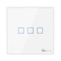 Smart Wireless Wall Switch Sonoff T2EU3C-RF 433MHz (3-channel)