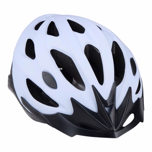 Dunlop reguliuojamas MTB dviračio šalmas, M dydžio, 55–58 cm, baltas ir juodas