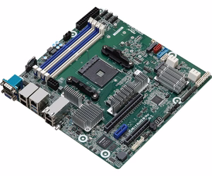 Asrock X570D4U-2L2T/BCM pagrindinė plokštė AMD X570 AM4 lizdas „micro ATX“