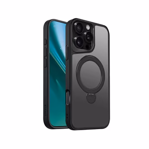 Etteri Matinis Mag Ring dėklas for iPhone 16 Pro Max 6,9" juodas