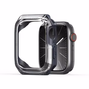 Чехол DUX DUCIS TAMO для Apple Watch series 10 42 мм прозрачный с темно-синим