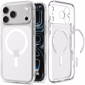 Spigen Ultra Hybrid MagSafe dėklas iPhone 18 Pro Max / 17 Pro Max, matinis baltas