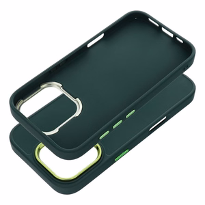 FRAME dėklas telefonui IPHONE 16 Pro žalias