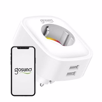 Išmanusis lizdas WiFi Gosund SP112 2xUSB, 16A, Tuya