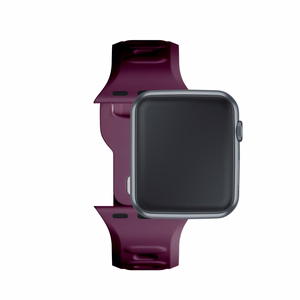 42/44/45/46/49 mm Mulberry (big) - 3mk Silicone Watch Strap for Apple