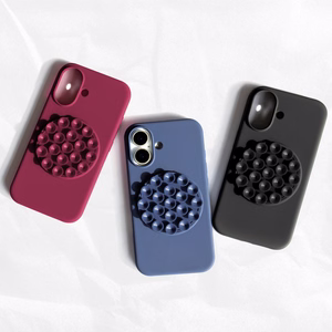 Silikoninis Stick dėklas for iPhone 17 6,3" kaštoninė