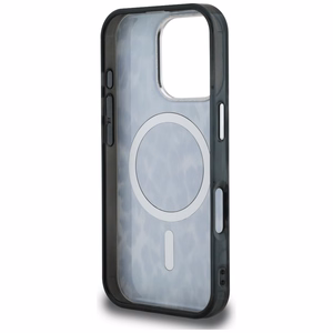 Karl Lagerfeld IML Leopard Pattern MagSafe deklas iPhone 16 Pro - juodas