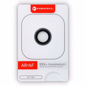 Forcell Premium grūdintas kameros lęšio stiklas – iPhone 17 Air sidabrinės spalvos