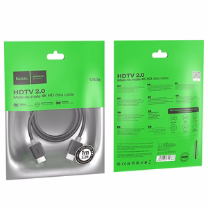 Kabelis Hoco US08 HDMI to HDMI 1.0m juodas