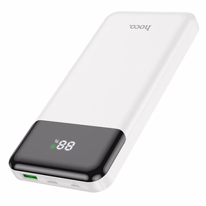 Išorinė baterija (f) Hoco 10000 mAh QC3.0 PD 3A 20W J102 balta