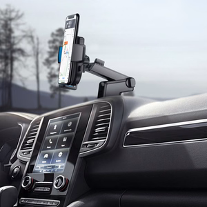Automobilinis universalus telefono laikiklis Joyroom (JR-OK3) tvirtinamas ant prietaisų skydelio, juodas