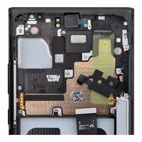 ServicePack LCD ekranas SAMSUNG Note 20 Ultra 5G N986 / N985 GH82-31453A mistinis juodas