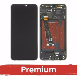 LCD ekranas suderinamas su Huawei Honor 8X su rėmeliu / juodas / OEM