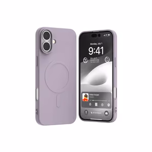 Mercury Semi-Silicone MagSafe dėklas, skirtas iPhone 16 Plus (6.7), alyvinis violetinis