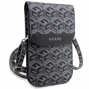 Guess rankinė GUWBHGCFSEK juoda GCube Stripe