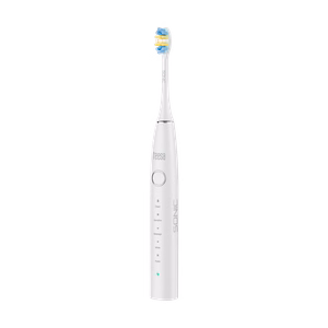 TEESA SONIC 2 garsinis dantų šepetėlis, baltas, 5 režimai, kelioninis dėklas, USB-C