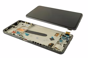 Ekranas Xiaomi Mi 11i/Mi 11X/Mi 11X Pro/Poco F3 su lietimui jautriu stikliuku ir rėmeliu Black originalus (service pack)