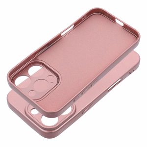 METALLIC dėklas telefonui IPHONE 16 Pro rožinis