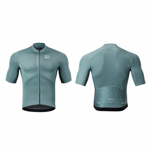 Rockbros 15120014017 ROAD TO SKY men's cycling jersey, short sleeve, M - gray-blue