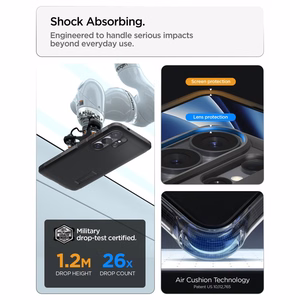 Spigen Tough Armor Mag MagSafe skirtas Samsung Galaxy S26 Ultra juodas