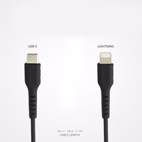 SBS TECABLELIGTC1K USB-C - Lightning kabelis 1 m - juodas