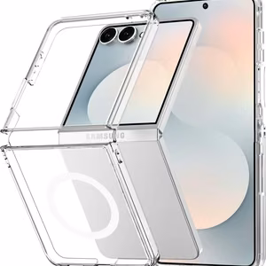 Tech-Protect FlexAir Hybrid MagSafe Case for Samsung Galaxy Z Flip 8 - Transparent