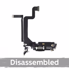 Įkrovimo jungtis suderinama su iPhone 14 Pro Max su Flex / sidabrinis / (100% originali / Naudota)