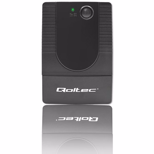 Qoltec 53772 nepertraukiamo maitinimo šaltinis (UPS) Line-Interactive 0.65 kVA 360 W 1 AC lizdas