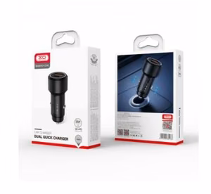 Automobilinis įkroviklis XO Design CC42 (1xUSB; 1xUSB-C; 38W) juodas