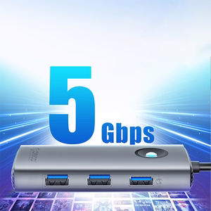 Orico PW11-5P USB-C Hub prijungimo stotelė 1x USB-A 3.0 + 2x USB-A 2.0 + 1x USB-C PD + 1x HDMI - pilka