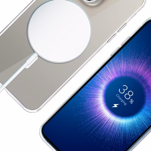 3mk Skaidrus Magnetinis dėklas Apple iPhone 15 Pro Max - skaidrus