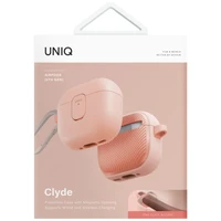 Uniq Clyde Lock dėklas AirPods 4 - rožinis