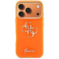 Guess IML 4G Script Metal Case for iPhone 17 Pro Max - Orange