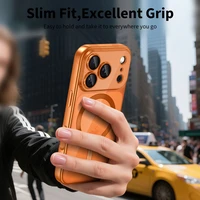 "Tech-Protect MagFlex MagSafe" dėklas "iPhone 17 Pro" - skaidrus oranžinis